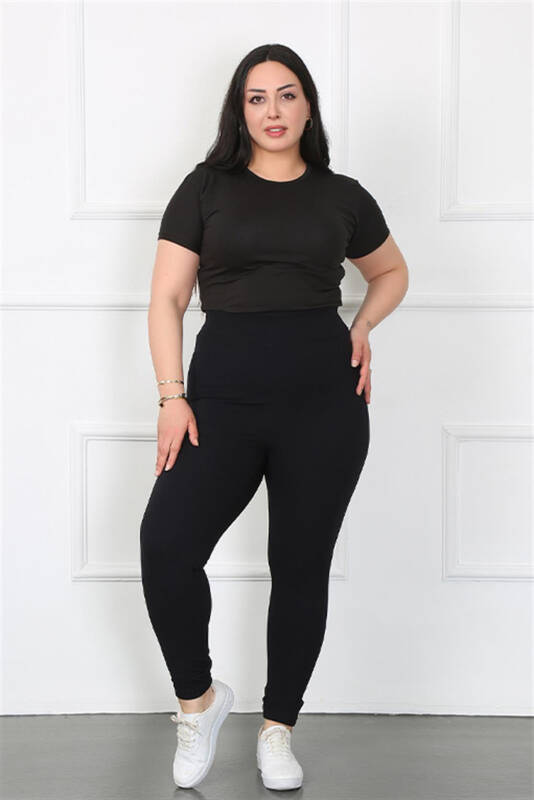Akbeniz ayollar katta kalinligi Micro Leggings 5913 - 1