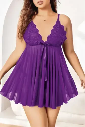 Akbeniz Ayollar Katta Razmer Fantaziya Tun Mor B2000 - AKBENIZ (1)