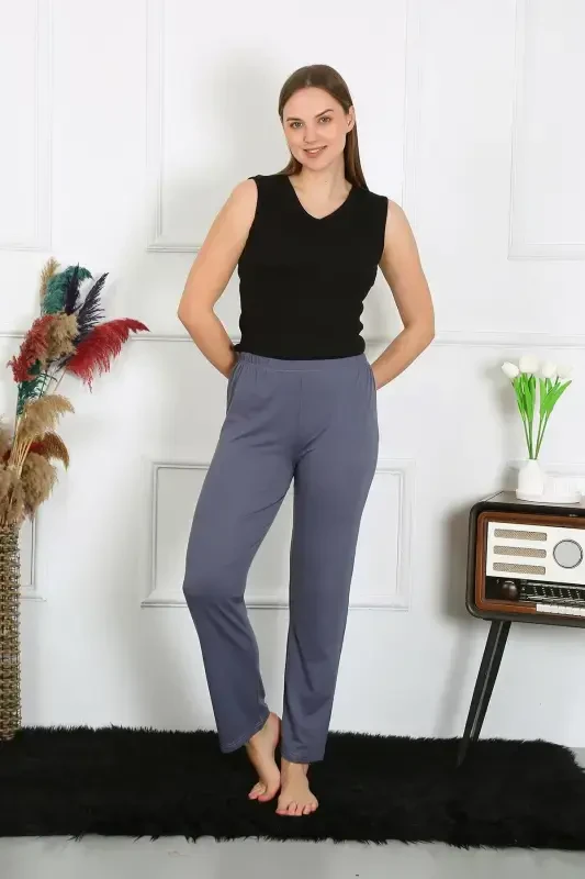 Akbeniz Ayollar Paxta Bitta Pastki Pijama 27524 - 5