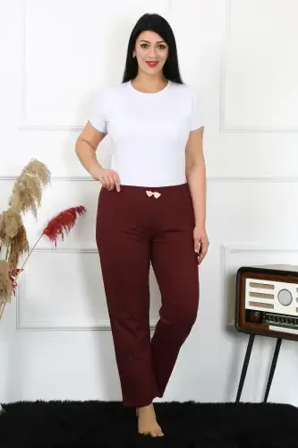 Akbeniz Ayollar Paxta Katta Razmer Ostki Pijama 27498 - 4