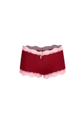 Akbeniz ayollar paxta mato 2 li boxer bordy 40265 - AKBENIZ (1)