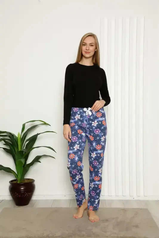 Akbeniz Ayollar Paxta Shim Pijama 27391 - 4