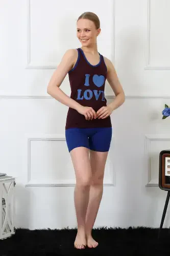 Akbeniz Ayollar Paxtalik Shortikli Kostyumi 3611 - AKBENIZ (1)