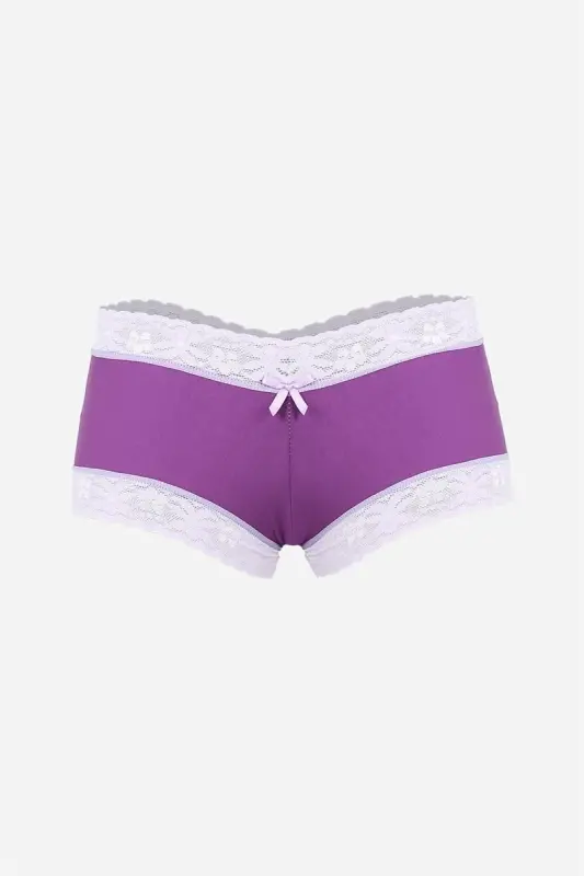 Akbeniz аyollar qadın paxta 2li Boxer binafsha 40278 - 2