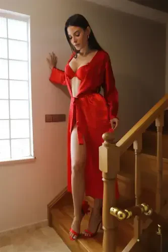 Akbeniz Ayollar Qollab-quvvatlash Ko'krakchalar To'plami 3713 Qizil - 9