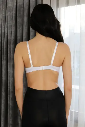 Akbeniz Ayollar Qo'llab-quvvatlovchi Balenli Sutyen 2010 Oq - 4