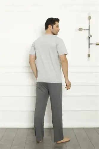 Akbeniz Baba Oğul Gri Aile Pijama Takım Ayrı Ayrı Satılır 50102 - 7