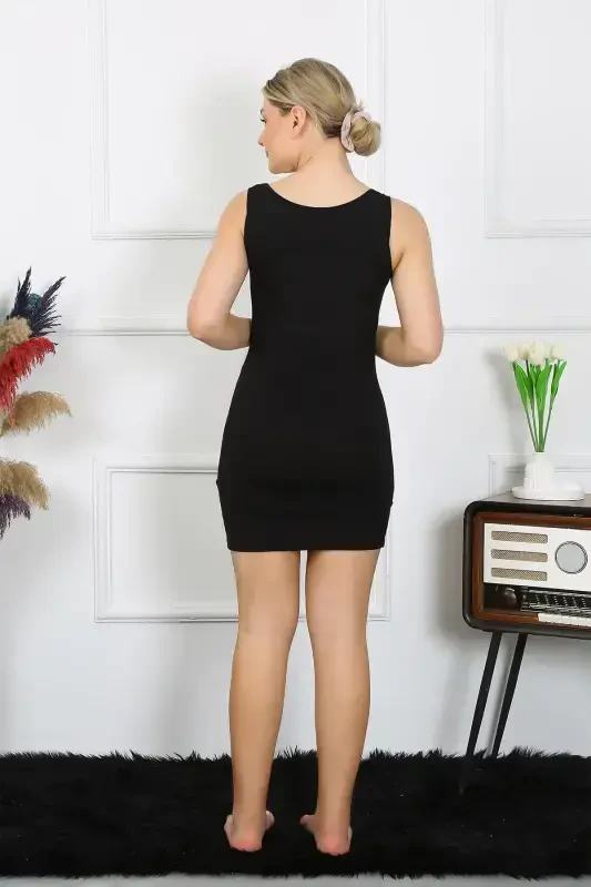 Akbeniz Bayan Kalın Askılı Tunik Body 111 - 4