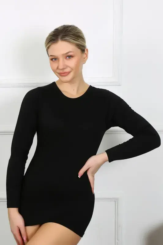 Akbeniz Bayan Uzun Kol Body 250 - 2