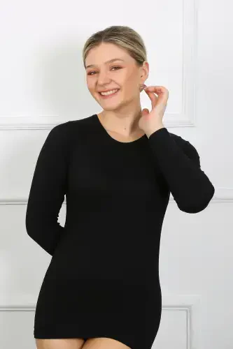 Akbeniz Bayan Uzun Kol Body 250 - 3