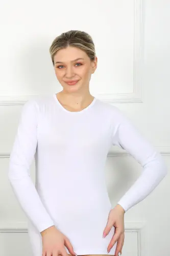 Akbeniz Bayan Uzun Kol Body 250 - 3