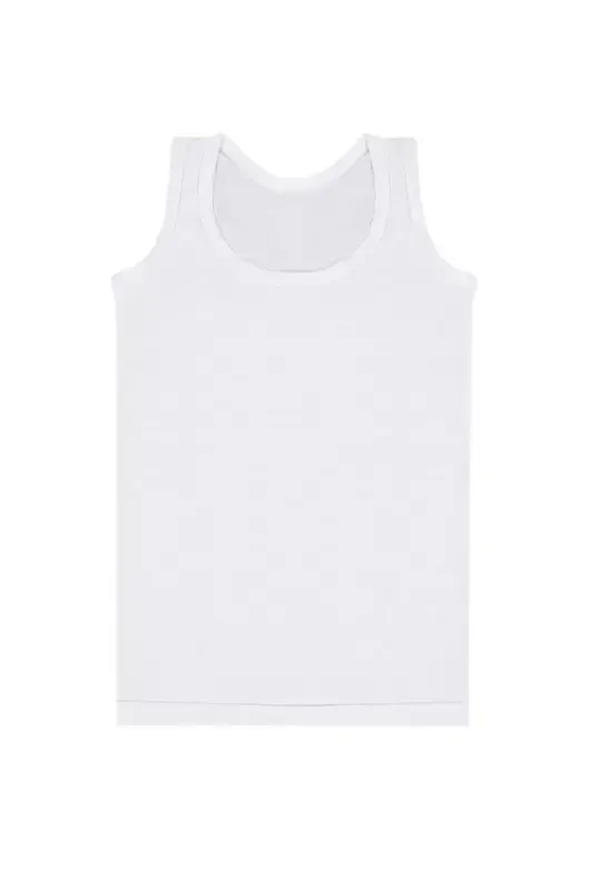 Akbeniz Boys' 3-Pack Cotton Undershirt - 2