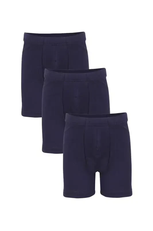 Akbeniz Boys' 3-Pack Navy Boxer - 1