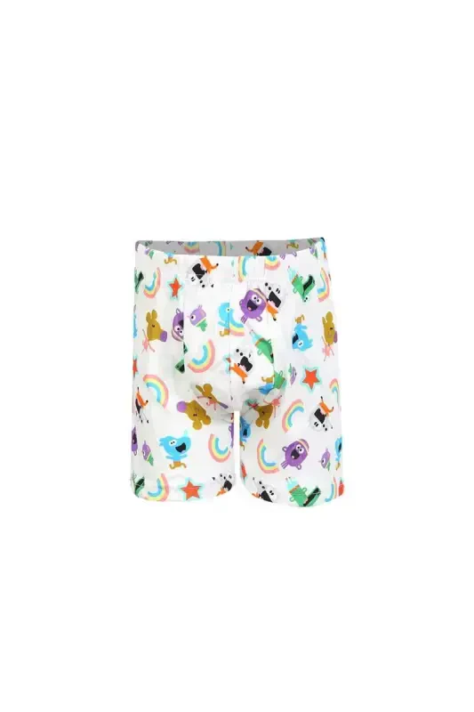 Akbeniz Boys' 3-Pack White Boxer - 2