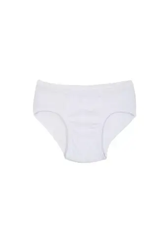Akbeniz Boys' 3-Pack White Briefs - 2