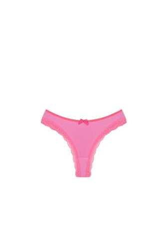 Akbeniz Cotton 3-Piece Thong Panties Pink 40251 - AKBENIZ (1)
