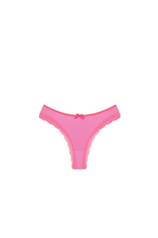 Akbeniz Cotton 3-Piece Thong Panties Pink 40251 - 2