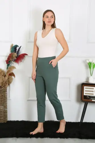 Akbeniz Cotton Khaki Single Bottom Pajama 27523 - 1