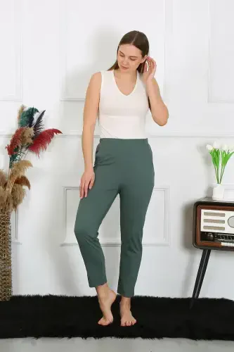 Akbeniz Cotton Khaki Single Bottom Pajama 27523 - 2