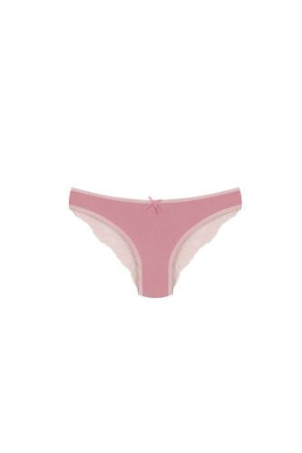 Akbeniz Cotton Lace 3-Piece Panties Powder 40259 - 2