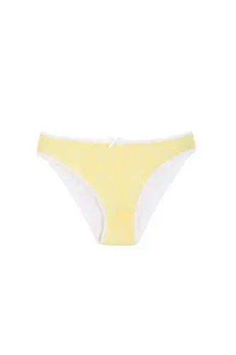 Akbeniz Cotton Lace Panties 3-pack Yellow 40258 - AKBENIZ (1)