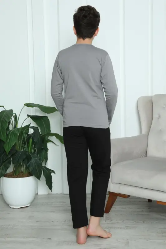 Akbeniz Erkak bolalar trikotaj pijama to'plami 20416 - 3