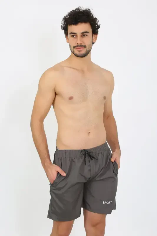 Akbeniz Erkak Fermuar Cho'ntakli Dengiz Shorti Fumo 27485 - 5