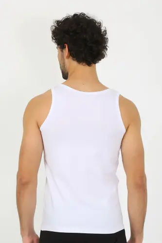 Akbeniz Erkak Mayka Oq Atlet 6566 - AKBENIZ (1)