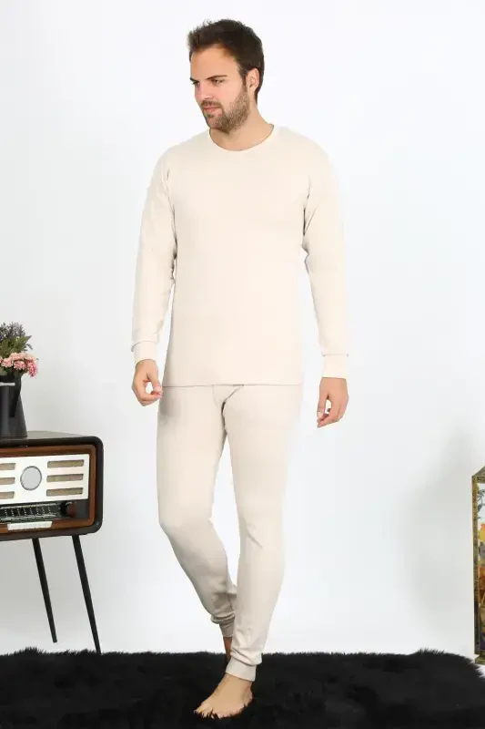 Akbeniz Erkak Paxta Krem Ichki Kiyim 19103 - 1