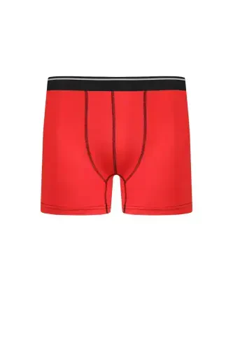 Akbeniz Erkak Paxta Likrali Qizil 40133 - 3