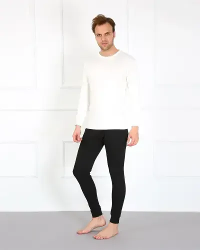 Akbeniz Erkak Paxta Qora Bitta Pastki Ichki Kiyim 19102 