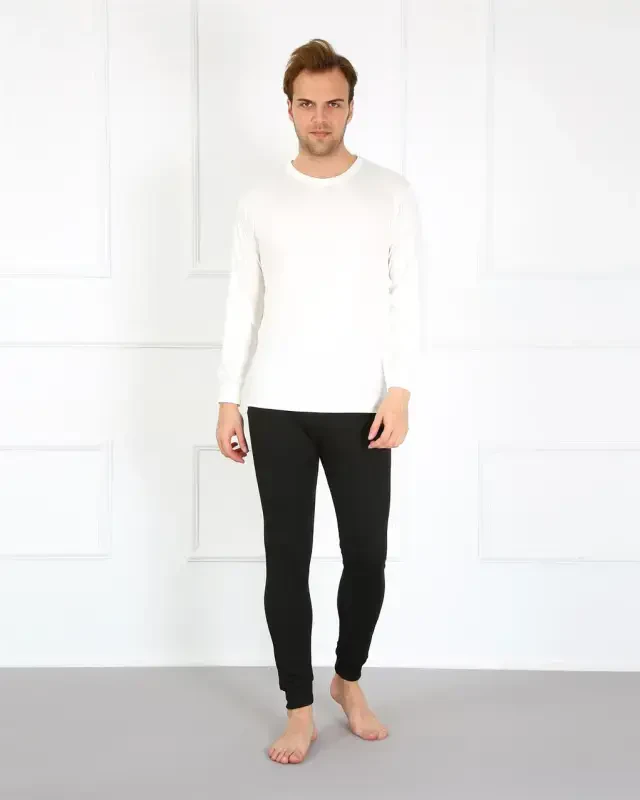 Akbeniz Erkak Paxta Qora Bitta Pastki Ichki Kiyim 19102 - 2