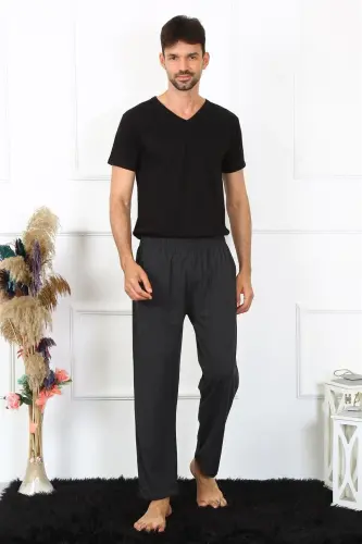Akbeniz Erkak Paxtali Antrasit Yagona Pastki Pijama 27495 - AKBENIZ (1)