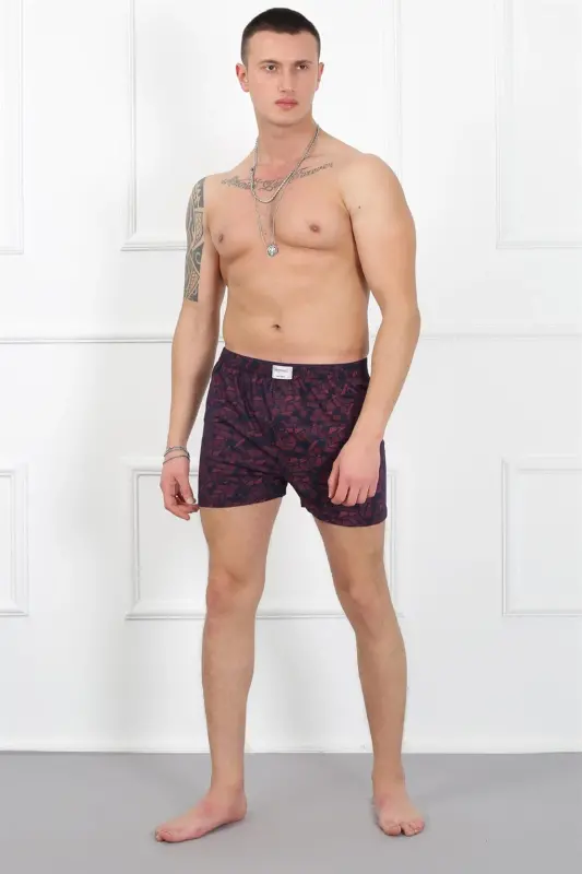 Akbeniz Erkak Penye Boxer 40091 - 1