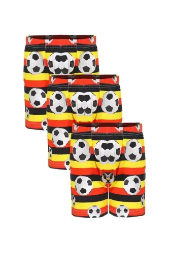 Akbeniz Erkek Çocuk 3'lü Sarı Boxer - 1