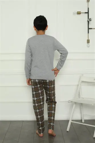 Akbeniz Erkek Çocuk Penye Pijama Takım 20387 - 4