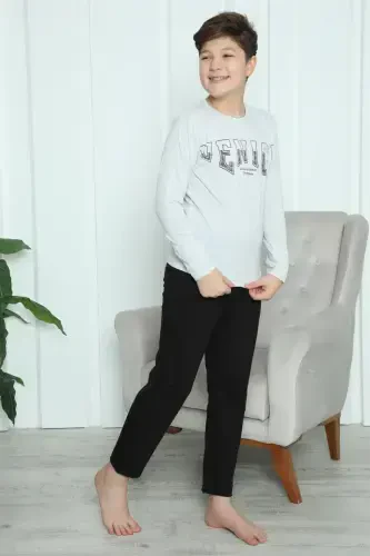 Akbeniz Erkek Çocuk Penye Pijama Takım 20417 - 1