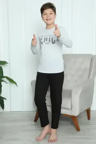 Akbeniz Erkek Çocuk Penye Pijama Takım 20417 - 2