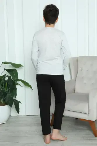 Akbeniz Erkek Çocuk Penye Pijama Takım 20417 - 3