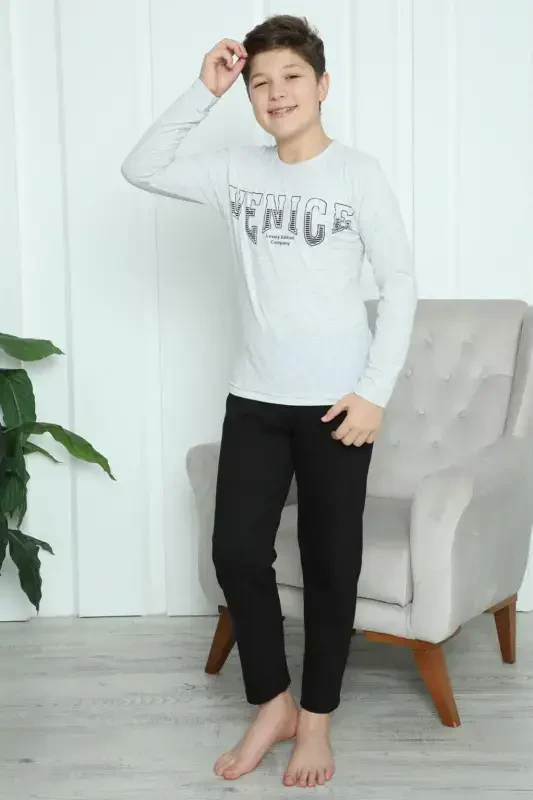 Akbeniz Erkek Çocuk Penye Pijama Takım 20417 - 5