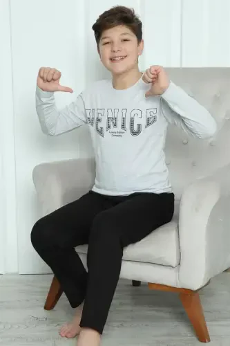 Akbeniz Erkek Çocuk Penye Pijama Takım 20417 - 10