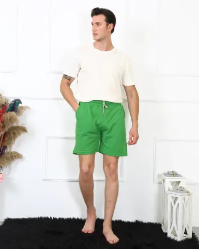 Akbeniz Erkek Lakost Fıstık Yeşili Şort 27487 - 1