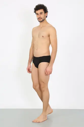 Akbeniz Erkek Pamuk 3lü Siyah Slip 40129 - AKBENIZ (1)