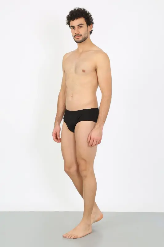 Akbeniz Erkek Pamuk 3lü Siyah Slip 40129 - 2