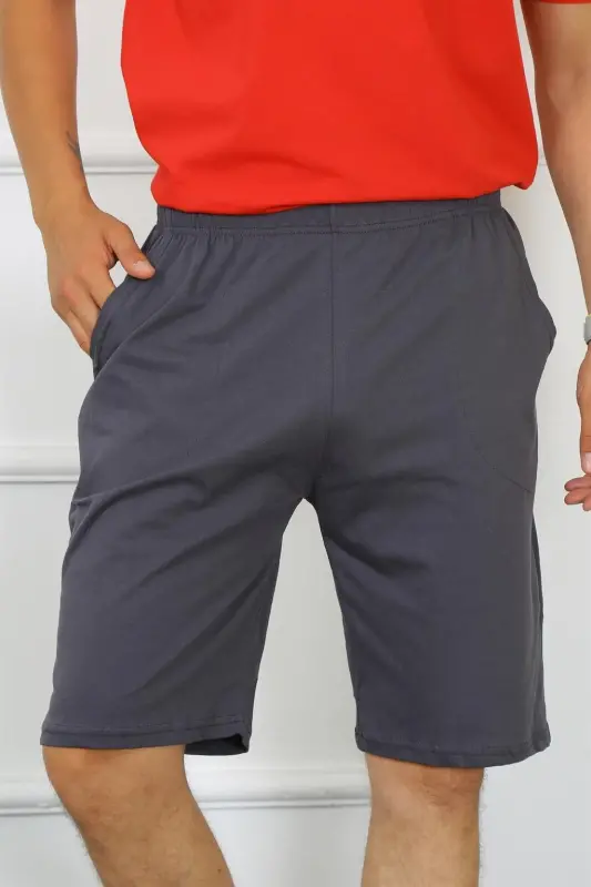 Akbeniz Erkek Pamuk Füme Kapri 27480 - 3