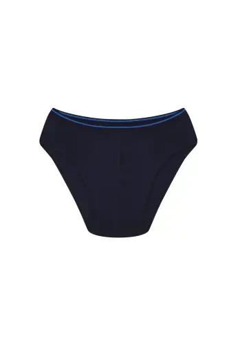 Акбениз Erkek Pamuk Likralı Slip Lacivert 40132 - AKBENIZ (1)