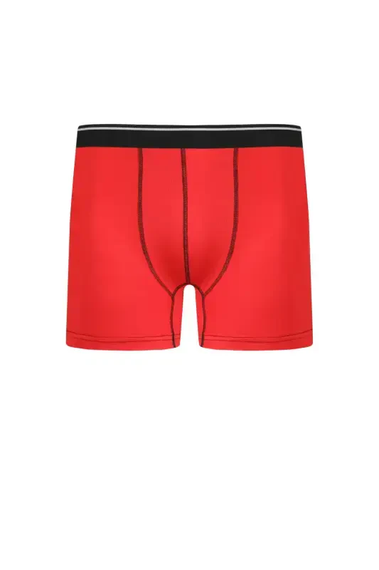 Акбениз Эркек Памук Ликралы Кырмызы 40133 - 3