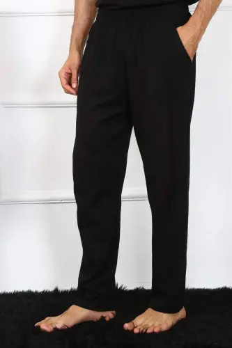 Akbeniz Erkek Pamuk Siyah Tek Alt Pijama 27495 - 3