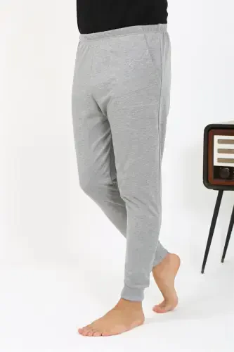 Akbeniz Erkek Pamuk Tek Alt Pijama Gri 27551 - AKBENIZ (1)