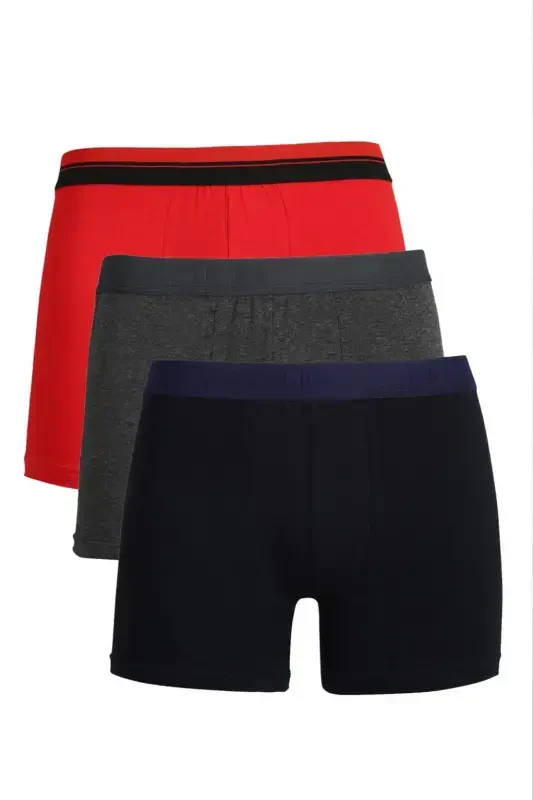 Акбениз Эркек Пенье 3'lü Boxer 40098 - 1